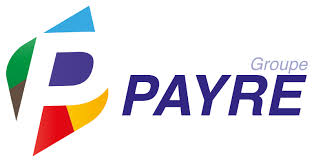 Logo du Groupe Payre avec des couleurs vives et un design moderne.